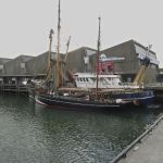 unser Liegeplatz in Schreveningen: der Fischereihafen
