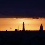 Die Rückkehrer vom Rund Bornholm bei sagenhaftem Sonnenuntergang